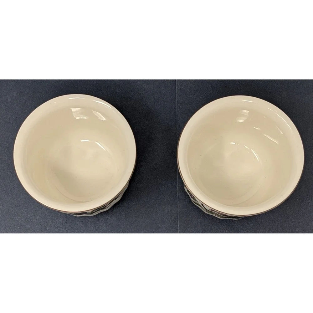 Villeroy & Boch Botanica Ramekins Set of 2 Cream Pulmonaria Officinalis